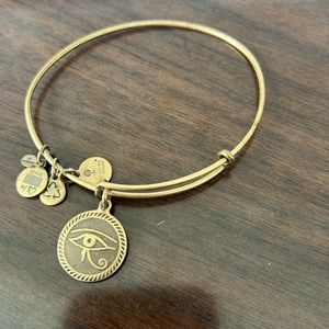 ALEX AND ANI evil eye - gold